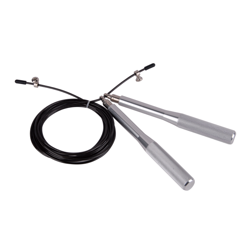 CABLE JUMP ROPE WITH ALUMINUM HANDLE